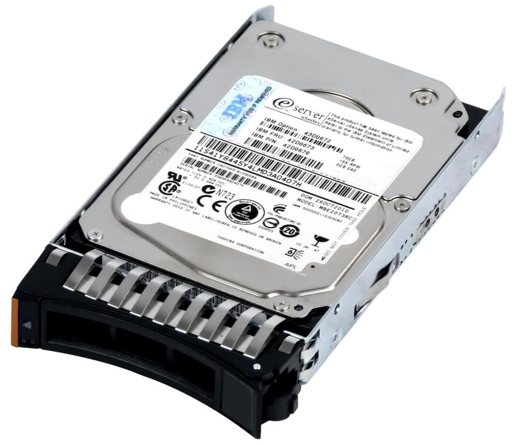 Жесткий диск IBM 73G 15K SAS 2.5" 6G 42D0676