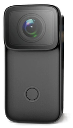Экшн камера SJCam C200 черная с креплением, цифровым стабилизатором, водонепроницаемая 4K Ultra HD на шлем, голову, грудь, велосипед