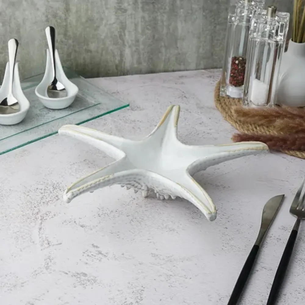 Блюдо для подачи 24 см h6 см для закусок Звезда Gray Starfish Frutti di Mare P.L. [1]
