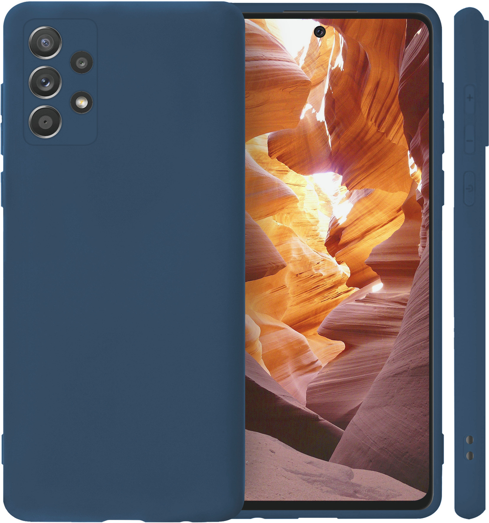 Мягкий Soft Touch чехол из силикона для SAMSUNG GALAXY A52 / A52s с бархатной подкладкой