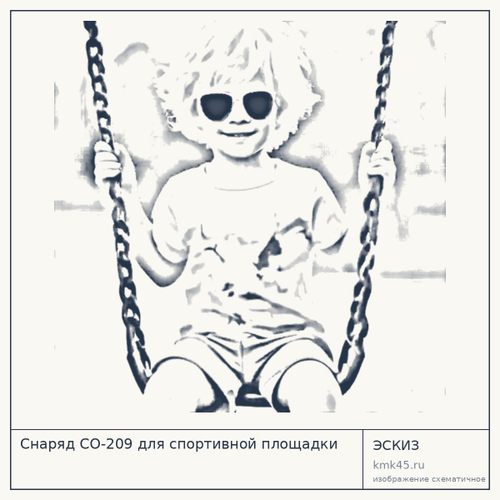 Снаряд СО-209 для спортивной площадки
