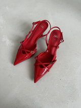 Туфли красные Zara