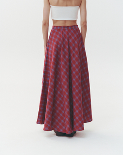 A-line Skirt Wine