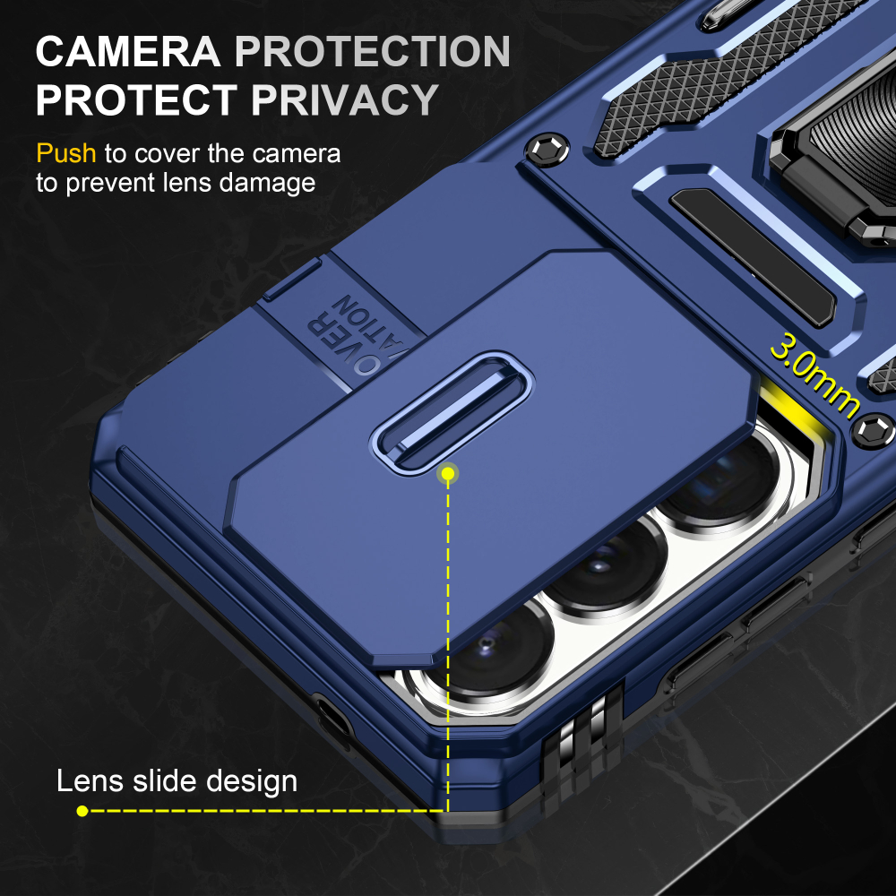 Чехол Safe Case с кольцом и защитой камеры для Samsung Galaxy S26 Ultra