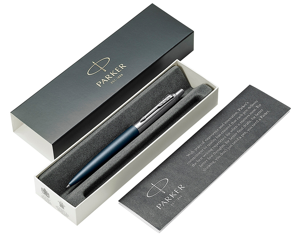 Parker Jotter XL - Matte Grey CT, шариковая ручка, M