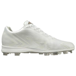 Mizuno Low Top Upper Height Slip Resistant Lightweight Design Baseball Shoes Men"s White