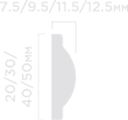 Молдинг HiWood, 50x12,5 мм