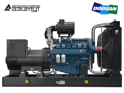 Дизельный генератор Азимут АД-600С-Т400-2РМ17 Doosan с автозапуском