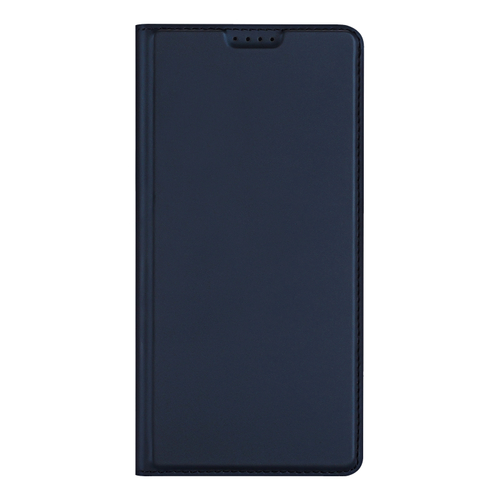 Чехол книжка из PU кожи синего цвета от Dux Ducis для Motorola Moto G85 (S50), серия Skin Pro Series Case