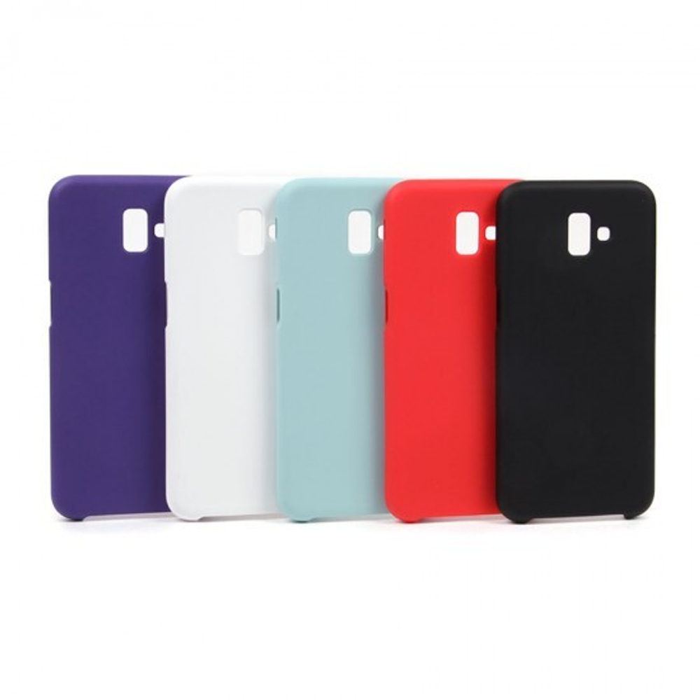 Панель Soft Touch для Samsung Galaxy J6+(2018), 007002 Черный
