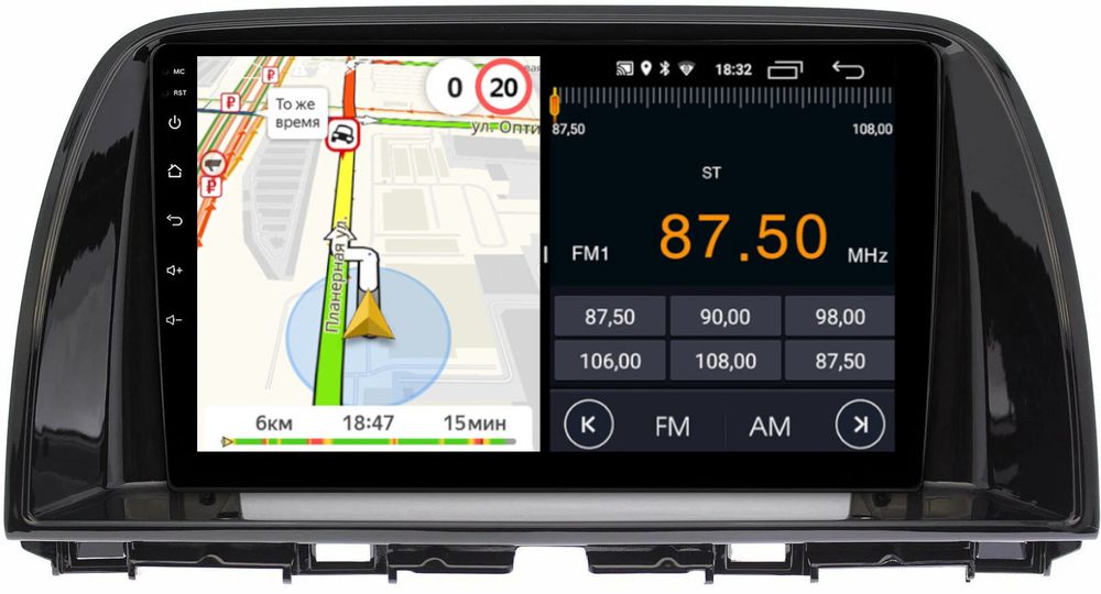 Магнитола для Mazda CX-5 2011-2017 - Parafar PF095LUX1FHD на Android 13, CarPlay, 4G SIM-слот