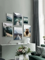 Металлическая фоторамка 35х35 см