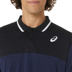 Мужское теннисное поло ASICS Court Polo Men - Dark Blue, Black