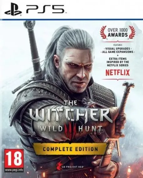 PS5 The Witcher 3: Wild Hunt Complete Edition (Б/У, Полностью на русском языке, PPSA-04021/PPSA-03977)