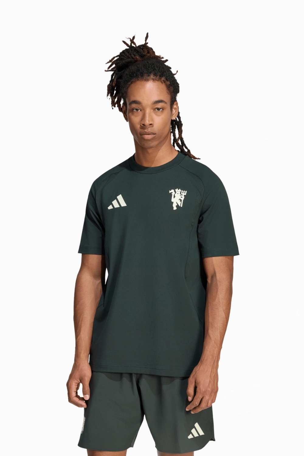 Футболка adidas Manchester United 26/27 Tiro Travel Tee - зеленый