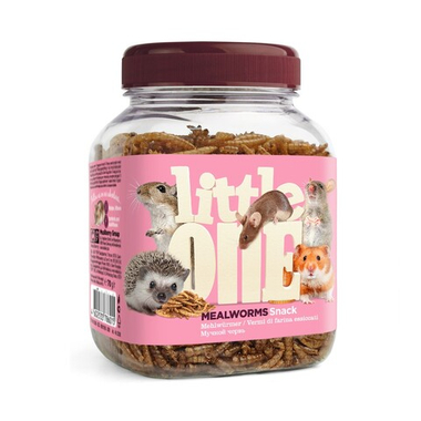 Little One Лакомство Мучной червь для всеядных грызунов 70 г