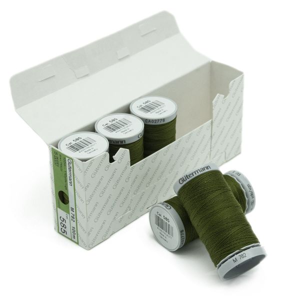 Нитки суперкрепкие Gutermann Extra Strong M782 №40 (100 метров), 5 кат. | 585 т.папоротник