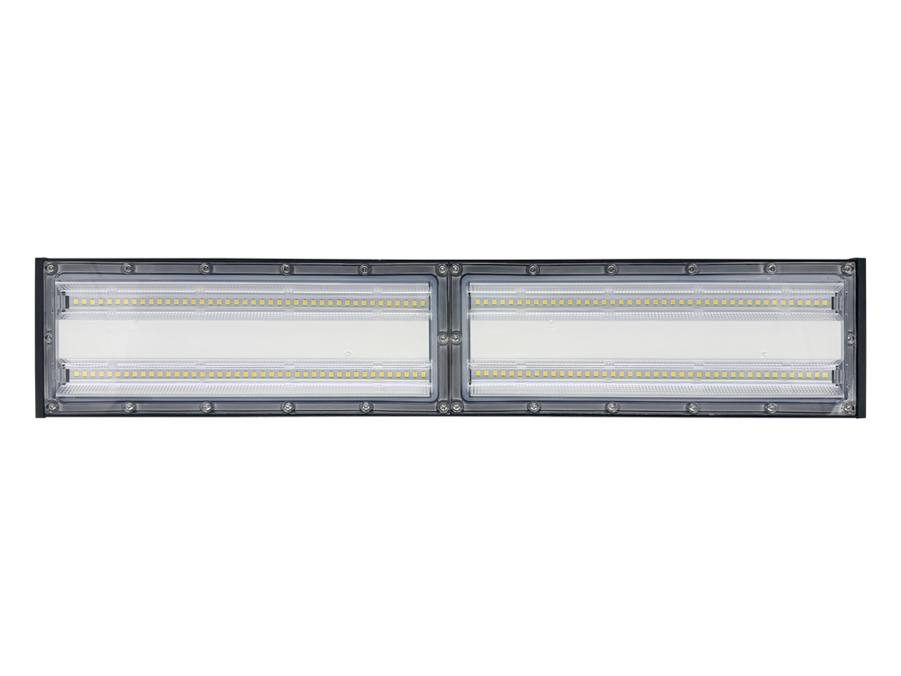 Светильник LED ДСП с линзой угол 110/60гр. UFOY-100W/03 100Вт 5700K 10000лм IP65 без пульсации 520x100x50мм WOLTA