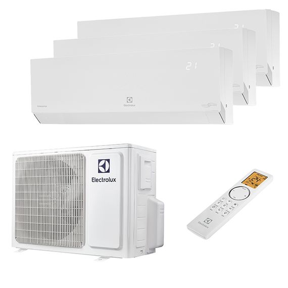 Мультисплит система на 3 комнаты Electrolux EACS/I-09 HEN FMI/N8_ERP_WT/in x 3 / EACO/I-24 FMI-3/N8_ERP