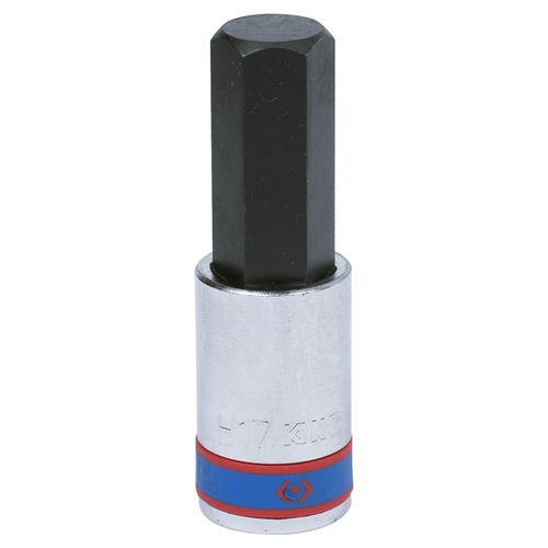 KING TONY (403517) Насадка (бита) торцевая 1/2", L = 80 мм, HEX, 17 мм