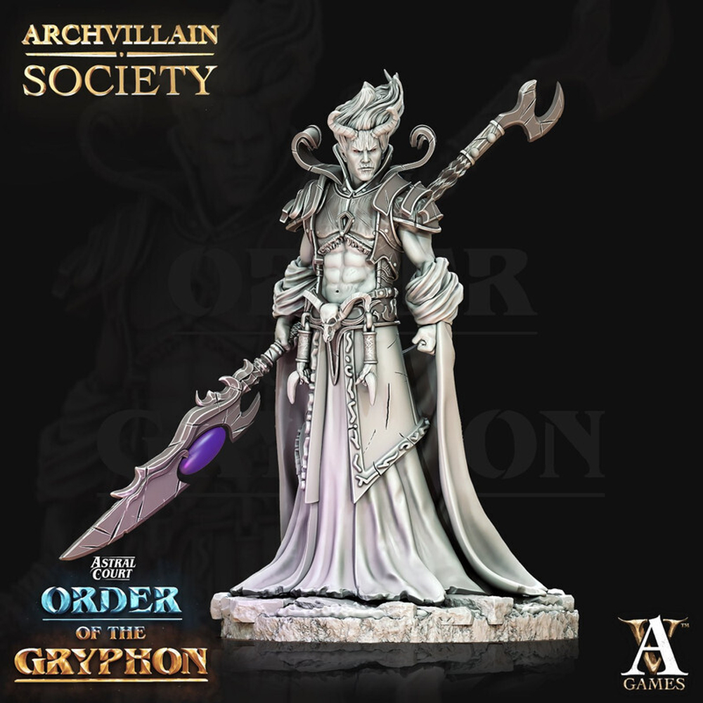 Grand Alliance Chaos Everchosen and Slaves to Darkness Disciples of Tzeentch Колдун Тзинча миниатюра для dnd, днд, pathfinder, фентези, Настольная игра, НРИ, Варгейм, РПГ