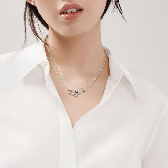 Подвеска Tiffany HardWear Double Link в серебре