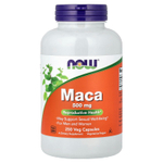 NOW Foods, мака, 500 мг, 250 растительных капсул