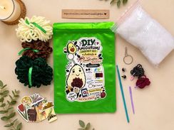 Toxunmanı öyrənmək istəyənlər üçün set: DİY Amigurumi crochet kit Avokado