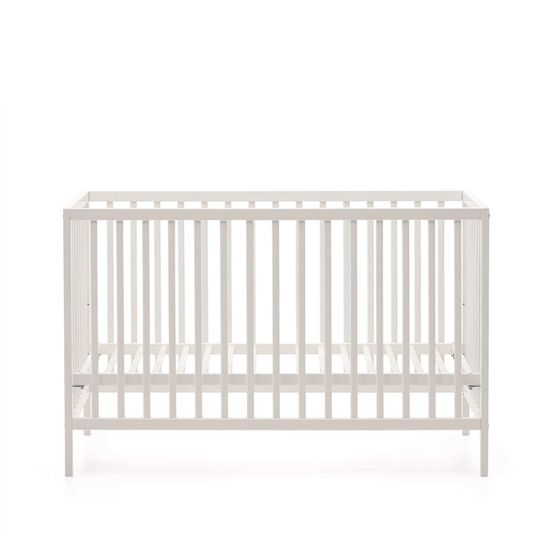 Shantal La Forma Детская кроватка из массива бука с белой отделкой 60 x 120 см