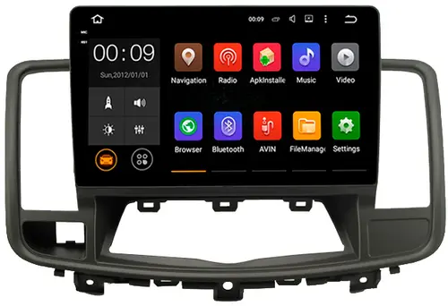 Магнитола для Nissan Teana 2008-2013 (монохром экран) - AIROC 2K RX-1205 Android 13, Быстрая, QLed+2K, CarPlay, SIM-слот
