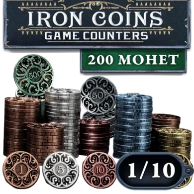 Металлические монеты Iron Coins 200. Рассрочка. Платёж 1/10