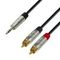 Adam Hall K4YWCC0600 - кабель аудио REAN TRS 3.5 mm stereo - 2 x RCA (M), 2 x 0.22 мм2, 6.0 м, черны
