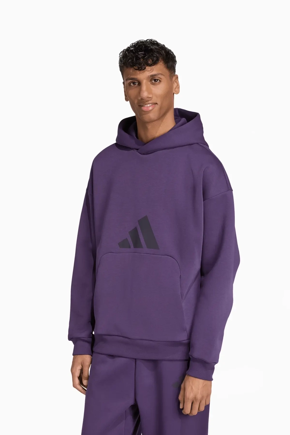 Кофта adidas Future Icons 3 Bar Logo - фиолетовый