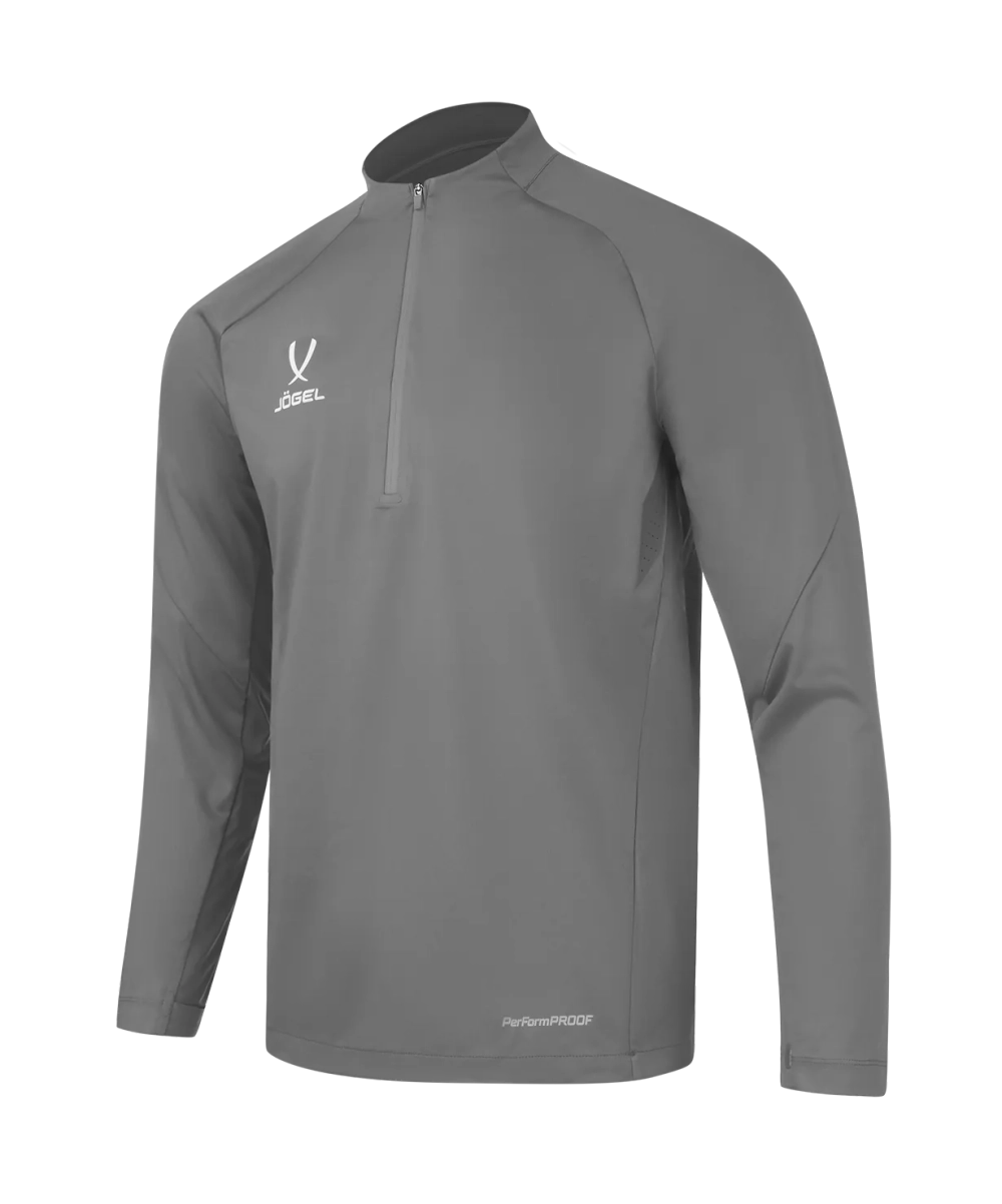 Джемпер ветрозащитный JÖGEL PREMIER PerFormPROOF 1/4 Zip Wind Top, серый