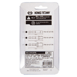 KING TONY (9103PR) Набор адаптеров для торцевых головок, 1/4" > 1/4, 3/8", 1/2", 3 предмета