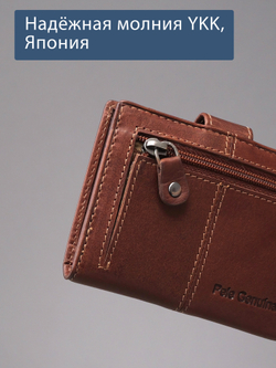 B240042R COGNAC - Картхолдер с RFID защитой MP