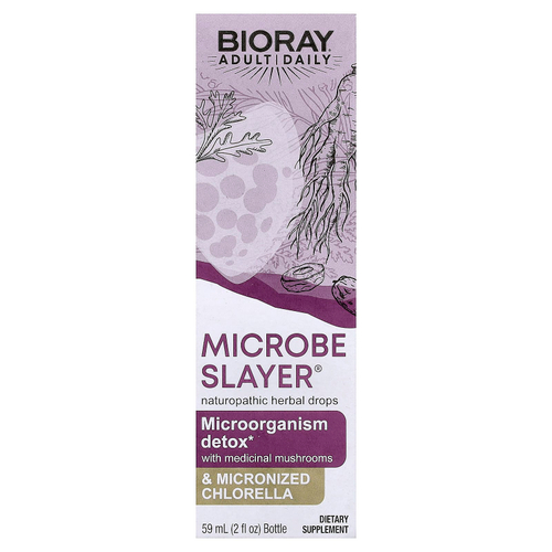 Bioray, Microbe Slayer®, средство для очищения от микроорганизмов, 59 мл (2 жидк. унции)