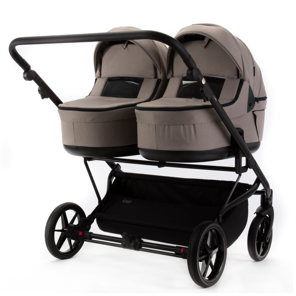 Детская универсальная коляска Adamex LEO DUO (2в1) DUO-TK72 - Бежевый