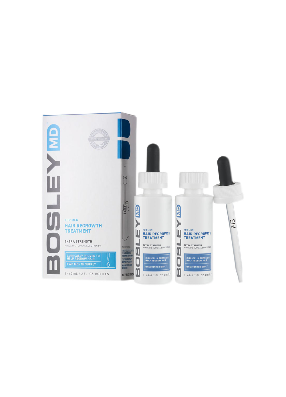 FOR MEN HAIR REGROWTH TREATMENT 5% DROPPER/ Усилитель роста волос для мужчин