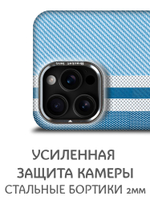 Дизайнерский чехол для IPHONE 16 PRO с камерой-подставкой и MagSafe