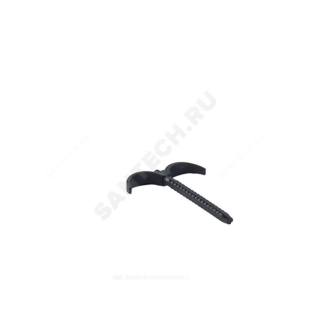 Крюк двухсторонний L=12см для труб Дн 10-32 Rehau 12657091001