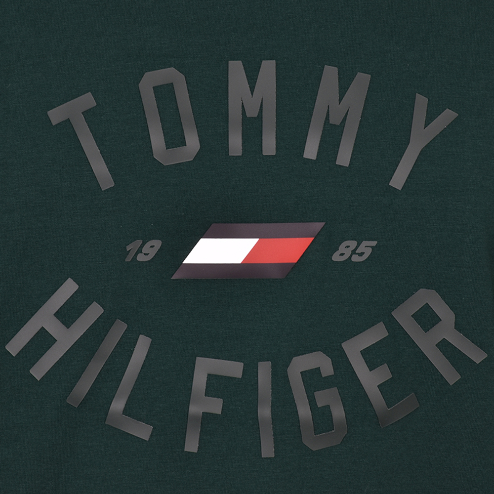 Мужская теннисная футболка Tommy Varsity Graphic Short Sleeve Tee - зеленый