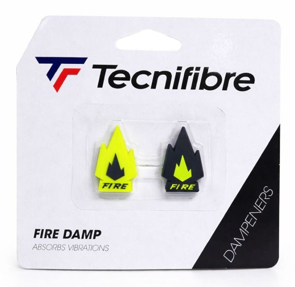 Вибростопы Tecnifibre Fire Damp 2P - yellow/black