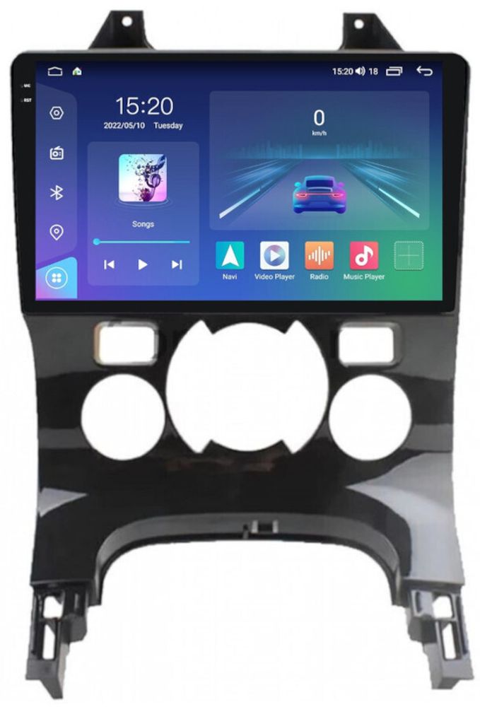 Магнитола для Peugeot 3008 2010-2017 (климат) - Parafar PF082U2K на Android 13, Быстрая, QLED+2K, CarPlay, 4G SIM-слот