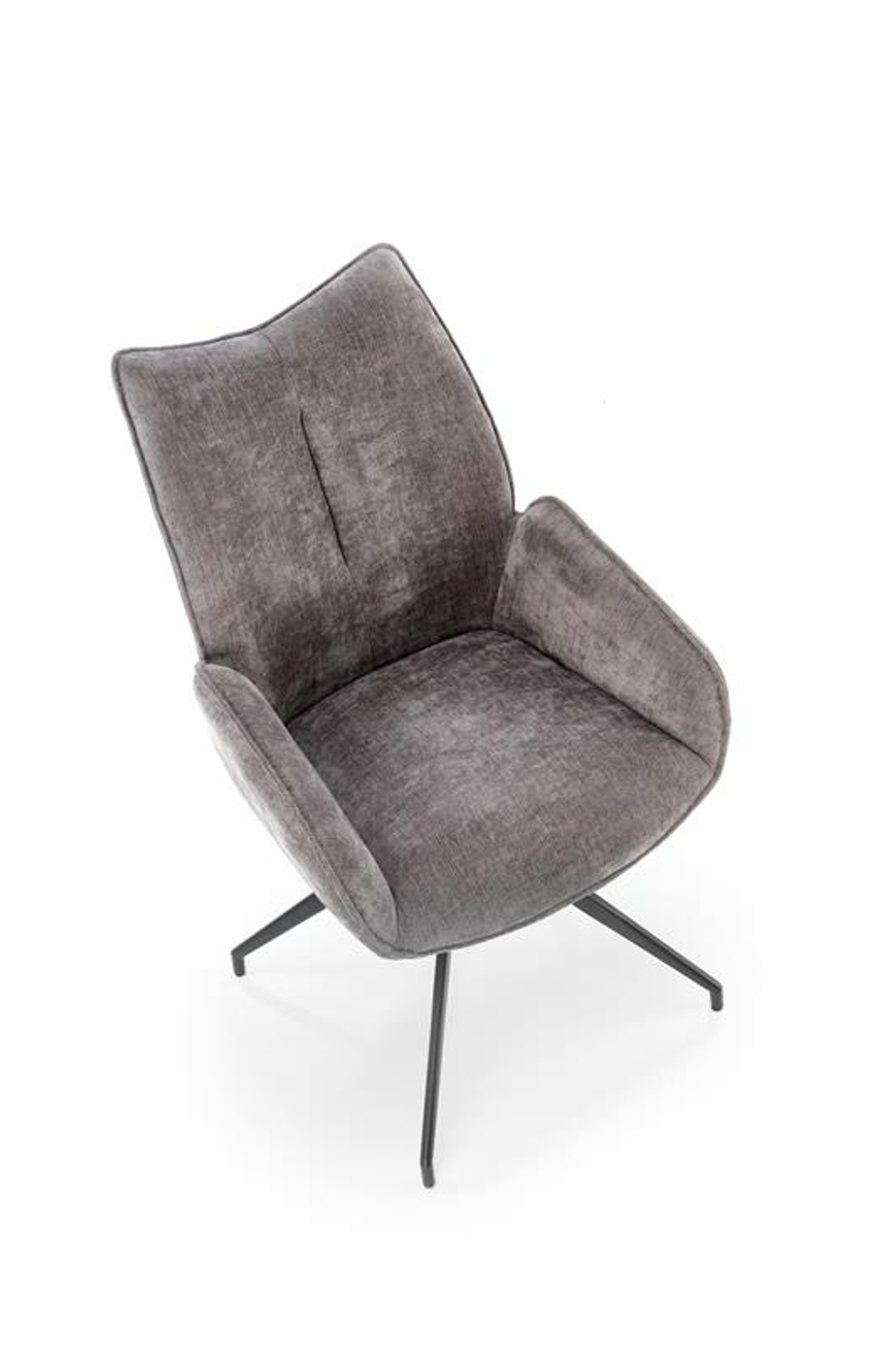 Стул HALMAR K553 серый/черный, поворотный