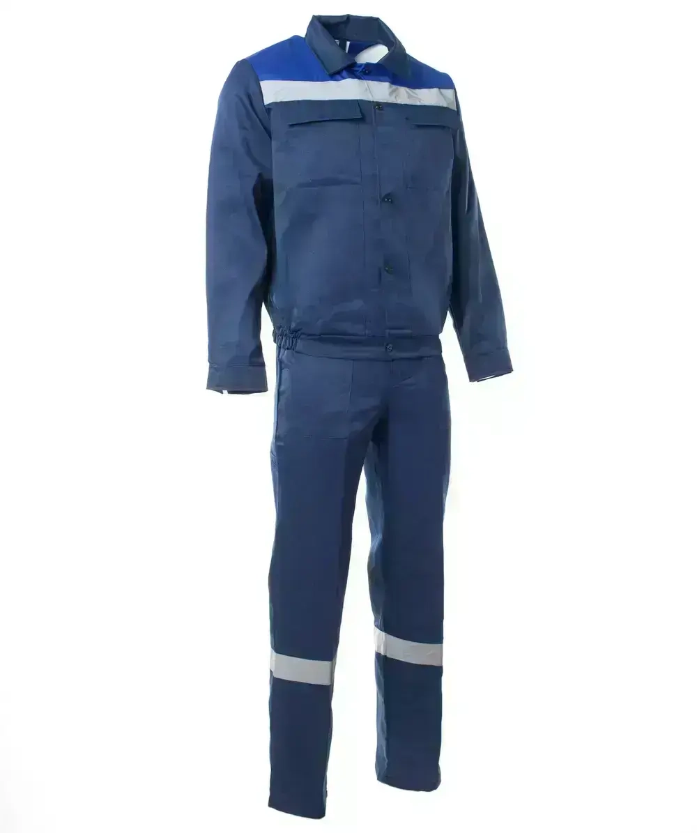 Костюм СТАНДАРТ-2 с СОП куртка, ПК, т.синий/ вас (52-54) 182-188 СТАНДАРТ-2/син/52-54/182-188