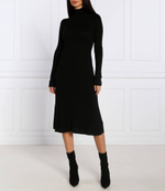 платье rib roll-nk Tommy Hilfiger - черный(WW0WW35617)