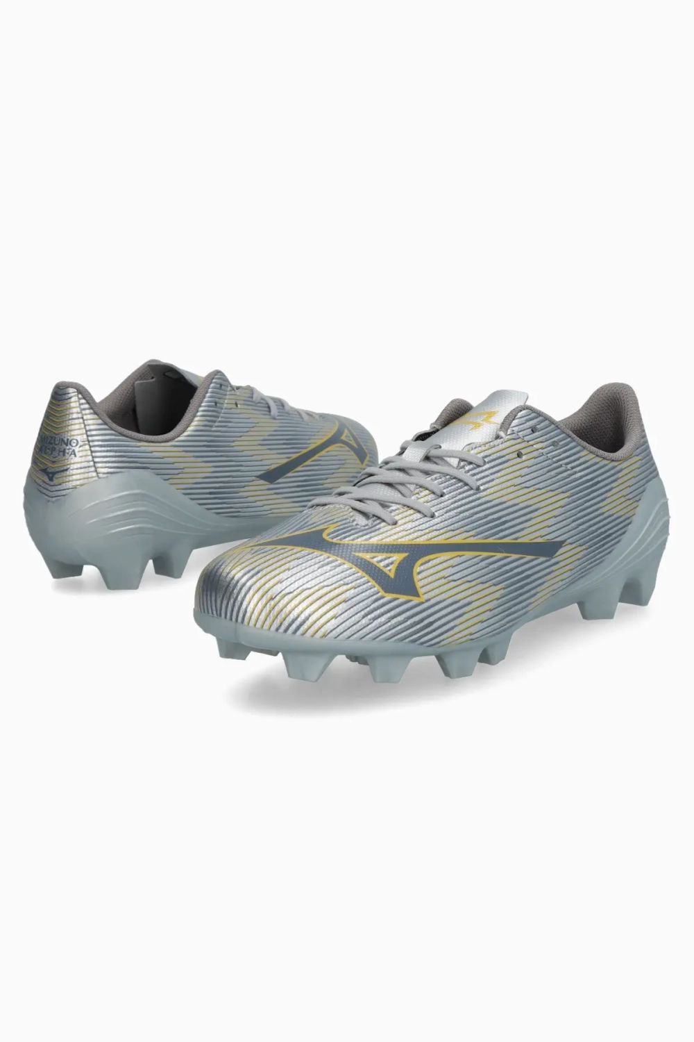 Бутсы Mizuno Alpha Select FG - серебряный