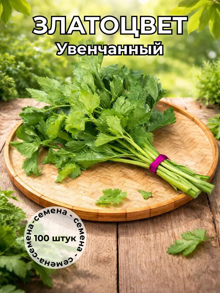 Златоцвет увенчанный семена 100 штук