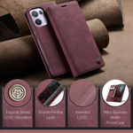 Чехол-книжка CaseMe Matte OPPO Reno 13 Pro global